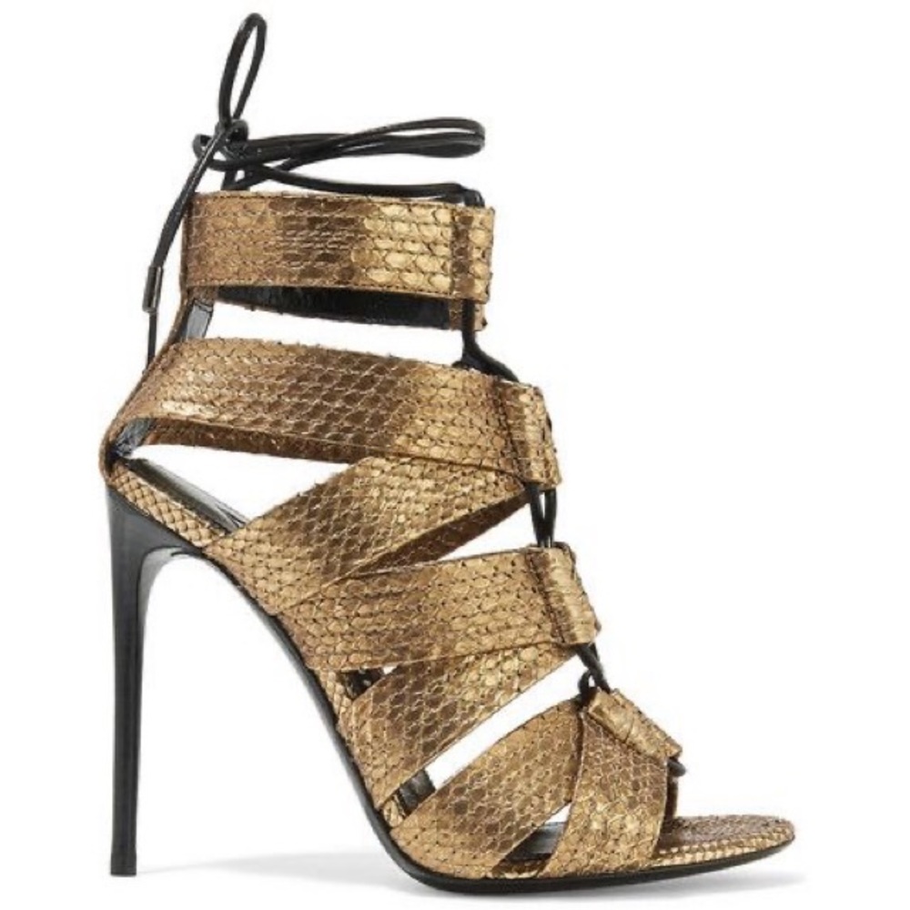 Tom Ford Metallic Python Heels - image 2